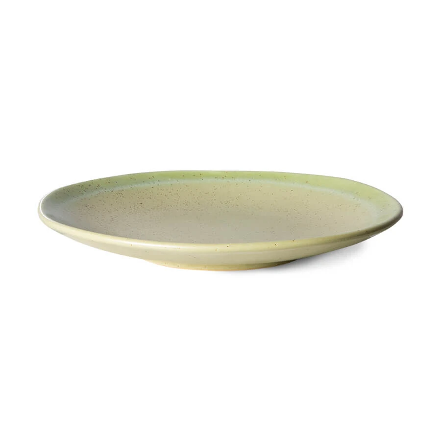 HK Living 70's ACE7072 Pistachio Side Plate ø 22 Cm Aardewerk 2 Stuks - Afbeelding 3