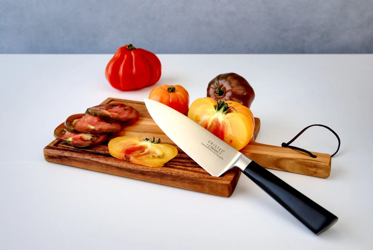 Cristel Marttiini Koksmes 21 Cm Messenstaal Zwart - Afbeelding 2