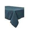 Haomy Letia Tafelkleed 170 X 300 Cm Linnen Pruisisch Blauw