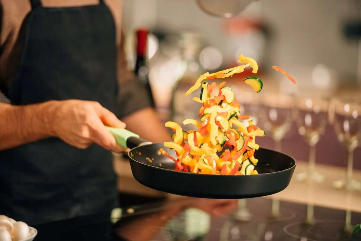 Gastrolux Squality Koekenpan Voor Inductie ø 28 Cm Aluminium Met Blauwe Greep - Afbeelding 3