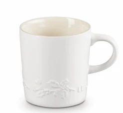 Le Creuset Holly Collectie Mok 200 Ml Aardewerk Katoenwit
