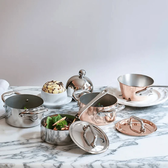 Mauviel M'minis M'150b Sauspan ø 5 Cm Koper Met Bronzen Steel - Afbeelding 2