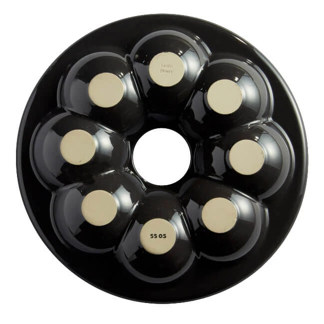 Emile Henry Broodbakvorm Kroonvormig ø 30,5 Cm Aardewerk Zwart - Afbeelding 3