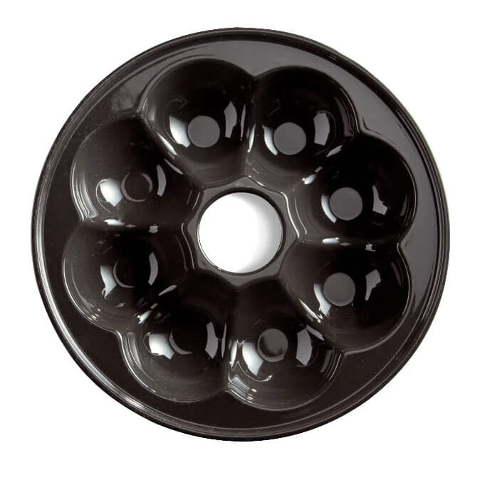 Emile Henry Broodbakvorm Kroonvormig ø 30,5 Cm Aardewerk Zwart - Afbeelding 4